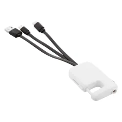 Kabel USB z karabińczykiem i latarką - AP800414
