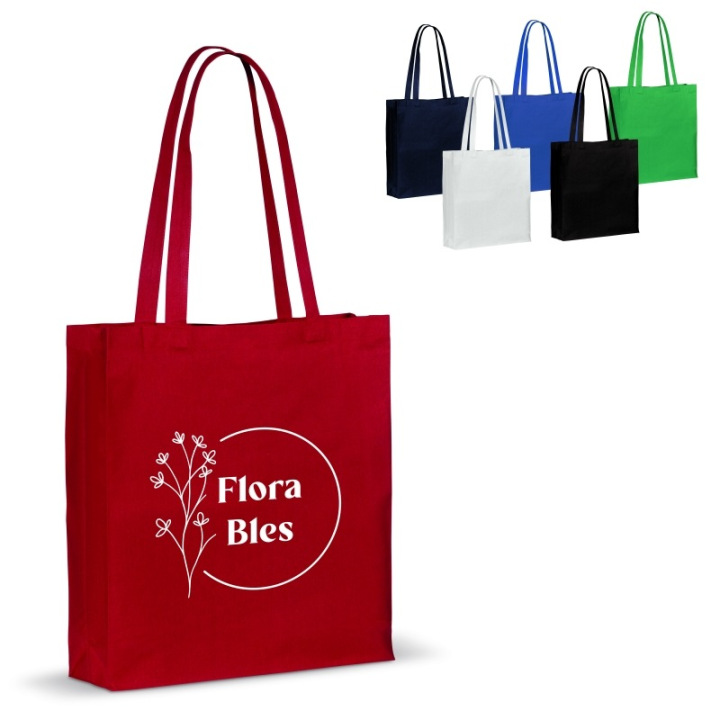 Torba z bawełny z recyklingu z dnem 140 g/m2 - LT95242