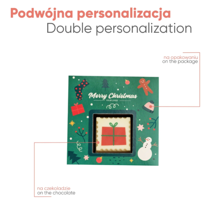 PRALINKA Z NADRUKIEM CHOCOSTAMP - 0321/Xmas