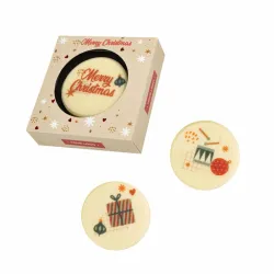 CZEKOLADOWY MEDAL Z NADRUKIEM CHOCO CIRCLE - 0413/XMAS