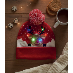 Świąteczna czapka dzianina LED - CX1539 (MOCN-05#)