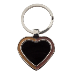 Metalowy brelok w kształcie serca - R73196