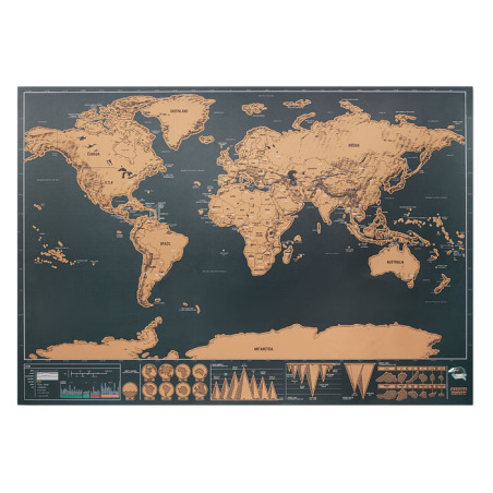 Mapa świata - zdrapka - MO9736 (MOCN-13#)