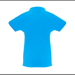 Damska koszulka polo ze 100% zgrzebnej bawełny (240 g/m²) - ST 30262