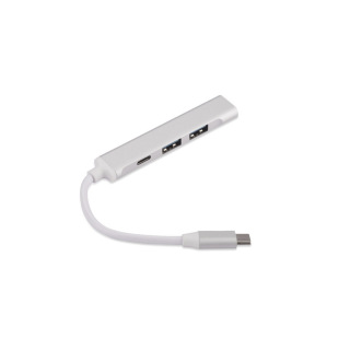Rozdzielacz HUB USB z kablem typ C - AS 09163
