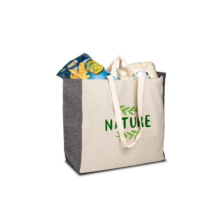 Torba bawełniana z recyklingu z dnem i bokami IP 31115311