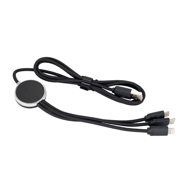 Długi kabel 3w1 z podświetlanym logo - EG053403