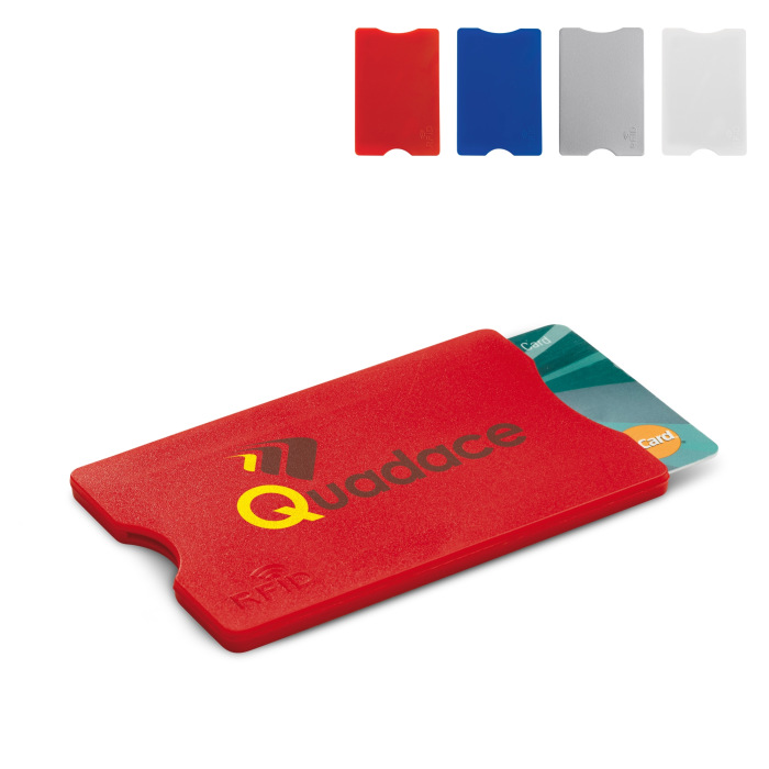 Twarde etui na karty płatnicze z zabezpieczeniem RFID  - LT91241