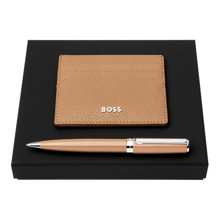 Zestaw etui na karty i długopis HUGO BOSS - HPBC254Z