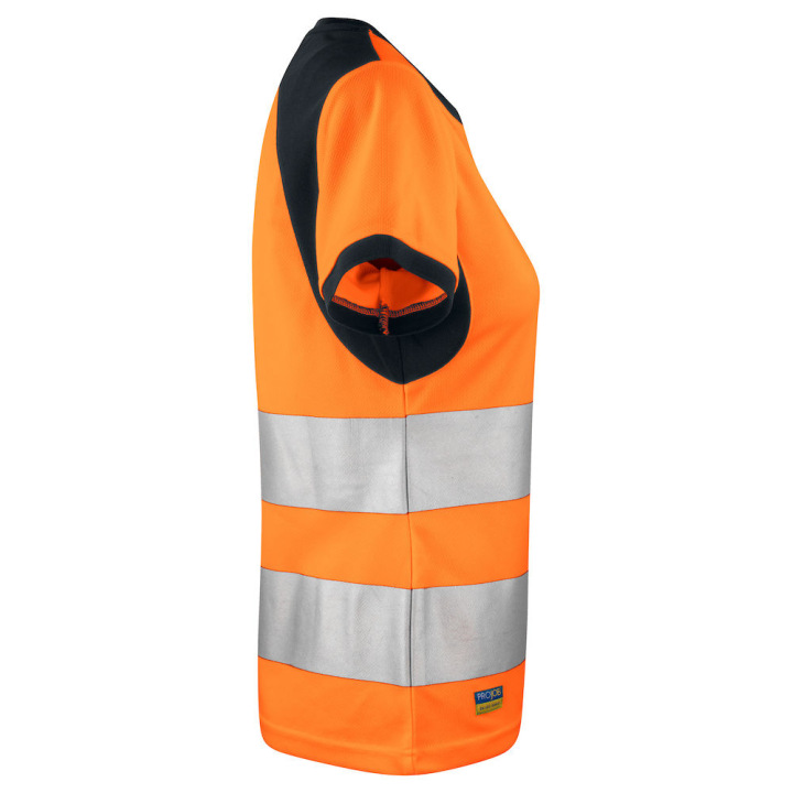 ODBLASKOWY T-SHIRT DAMSKI ISO 20471 - TX 6012
