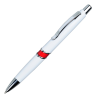 Długopis plastikowy z metalową skuwką - R73380