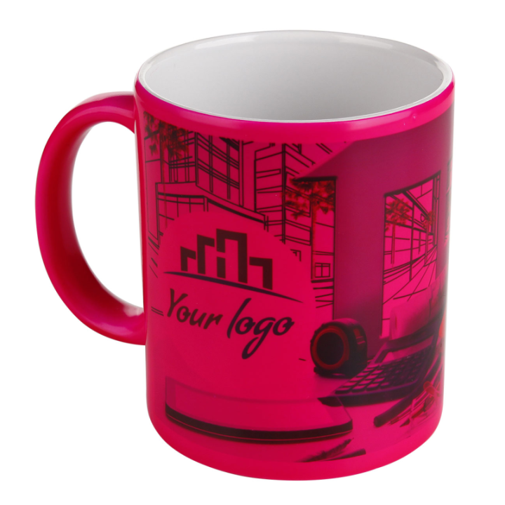 Kubek ceramiczny - neon