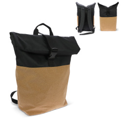 Plecak z ekologicznych materiałów - korka i R-PET - LT95292
