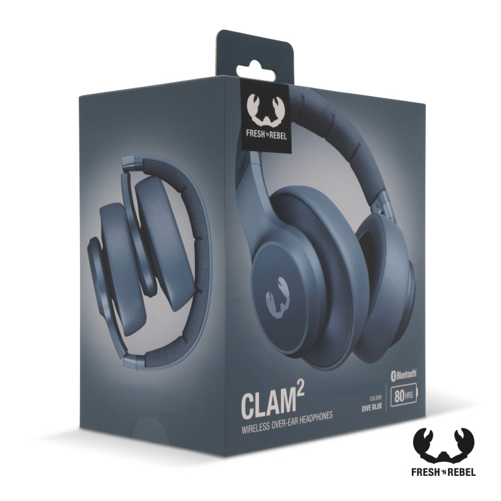 3HP4002 | Fresh and Rebel Clam 2 Bluetooth Over-ear Headphones - LT49725