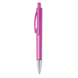Przyciskany długopis w przezroczystej obudowie  - mo8813