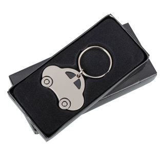 Brelok metalowy w kształcie autka - R73287