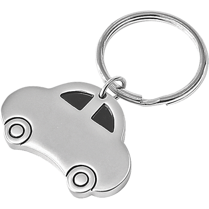 Brelok metalowy w kształcie autka - R73287