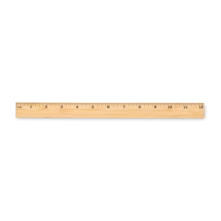 Linijka bambusowa 30 cm - MO6725 (MOCN#40)