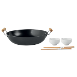 Zestaw wok ze stali węglowej - MO9131-03