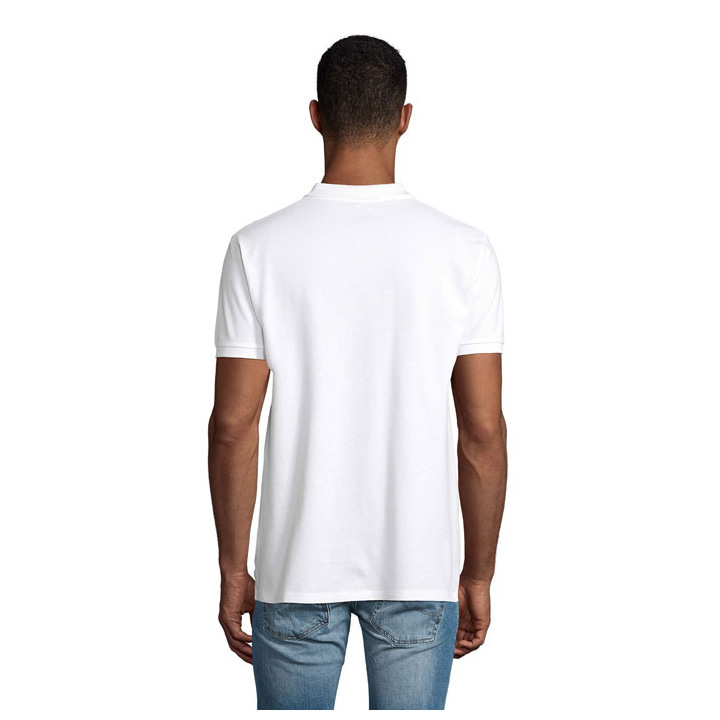 PLANET MEN polo 170g - S03566 (MOCN#WH)
