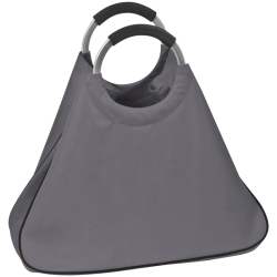 Duża torba na zakupy wykonana z poliestru z aluminiowymi rączkami - 6006277