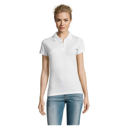 PERFECT Damskie POLO 180g - S11347 (MOCN#WH)
