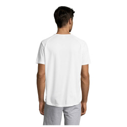 Koszulka męska SPORTY - S11939 (MOCN#WH)