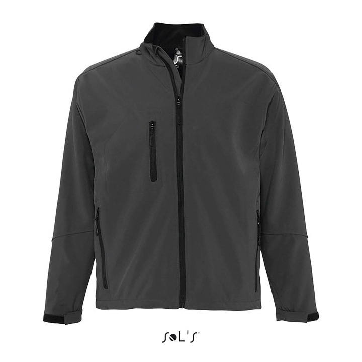RELAX Męski softshell 340g - S46600 (MOCN#CR)