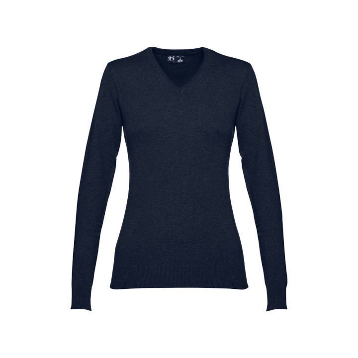 Damski sweter z dekoltem - ST 30150