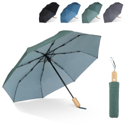 Składany parasol 21” z plastiku z recyklingu - LT97112
