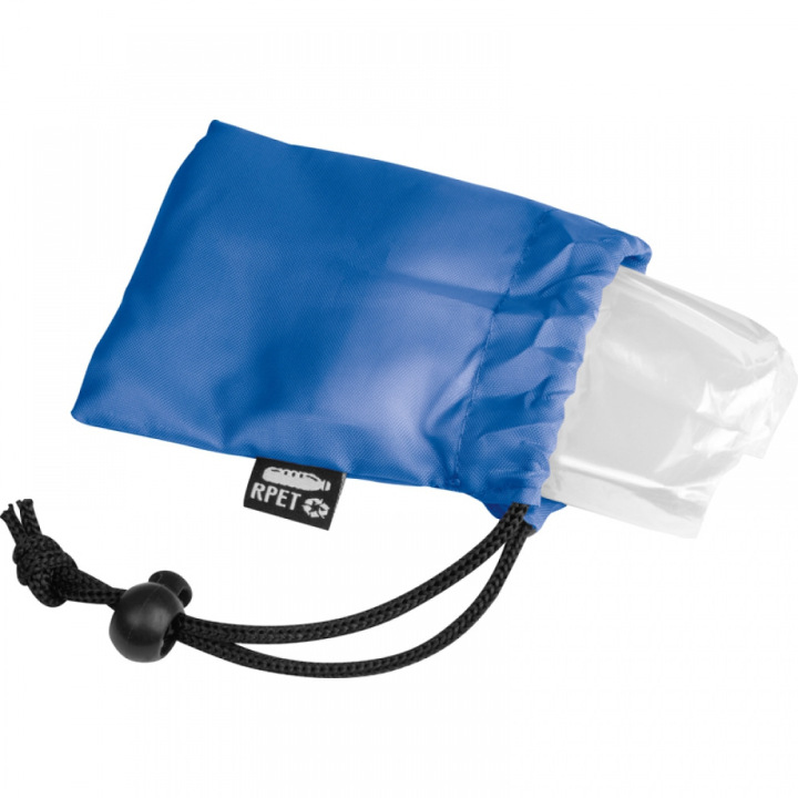 Przezroczyste ponczo przeciwdeszczowe w etui wykonanym z RPET - 4378804