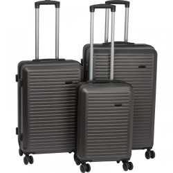 Zestaw 3 walizek na kółkach w różnych rozmiarach - 6396877