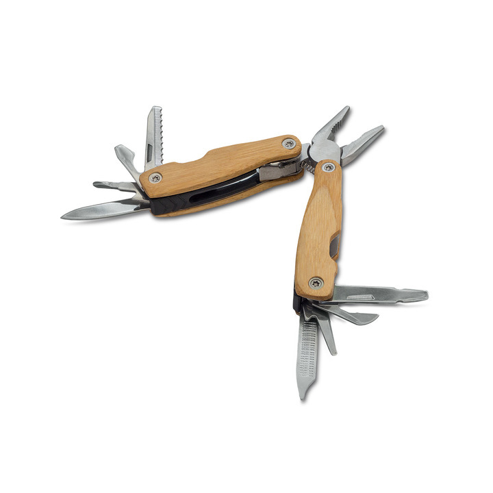 Mini multitool Exton brązowy - R17565 (gadzety reklamowe)