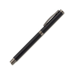 Aluminiowy długopis z żelowym wkładem Lille czarny - R20016 (gadzety reklamowe)