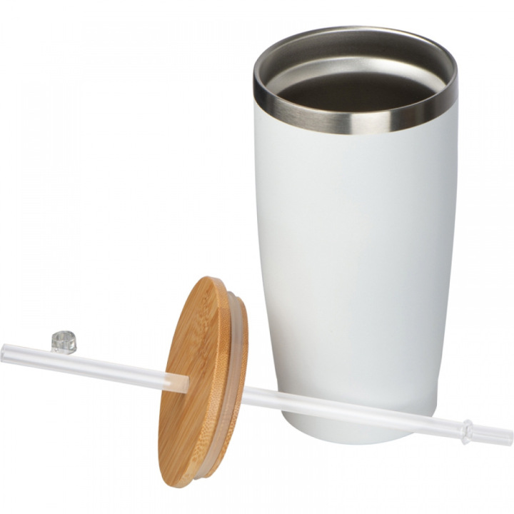 Kubek termiczny ze słomką 500 ml - MA 8396706