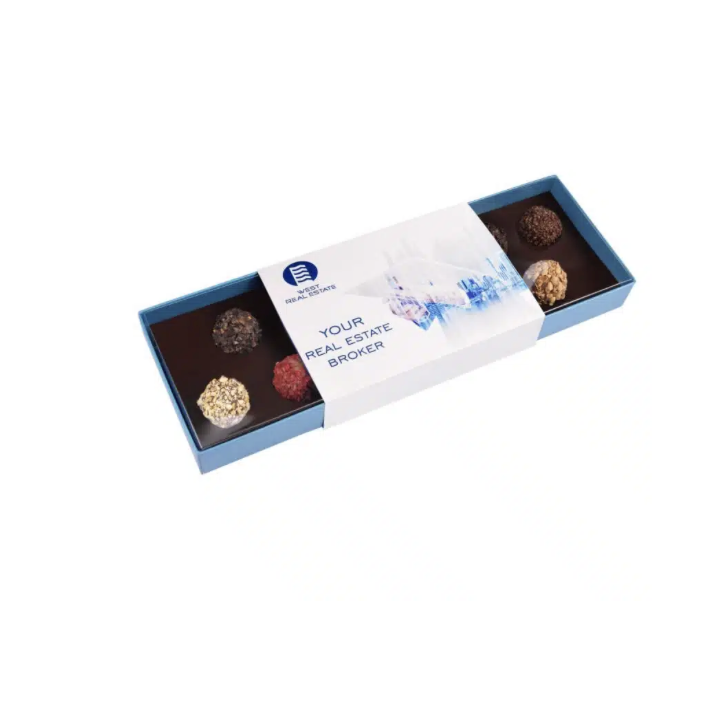 12 Art Deco decorated truffles - Order no.: 0182