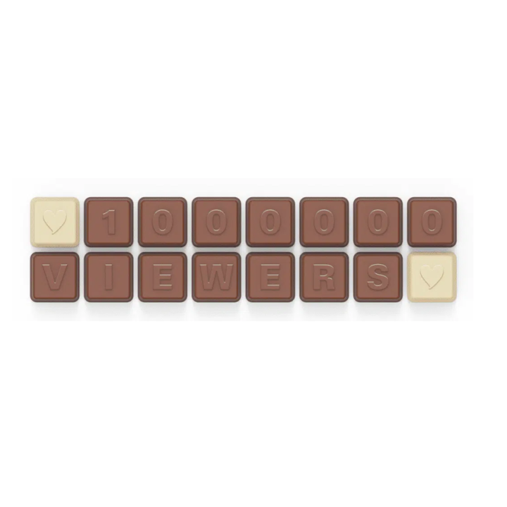 Zestaw czekoladek choco text 2 linie - SLOD-06020602SXmas