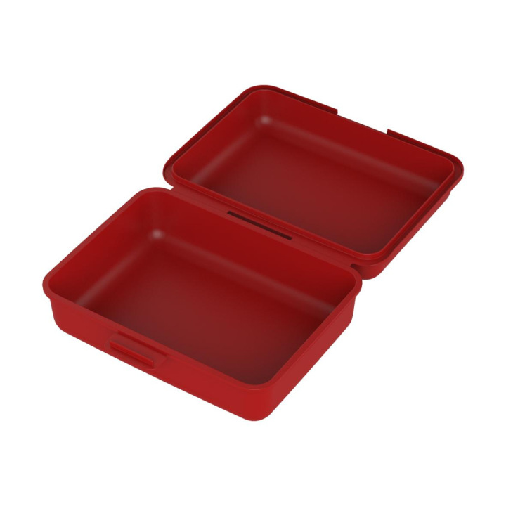 Lunch box "School box" large, standard-blue PP
