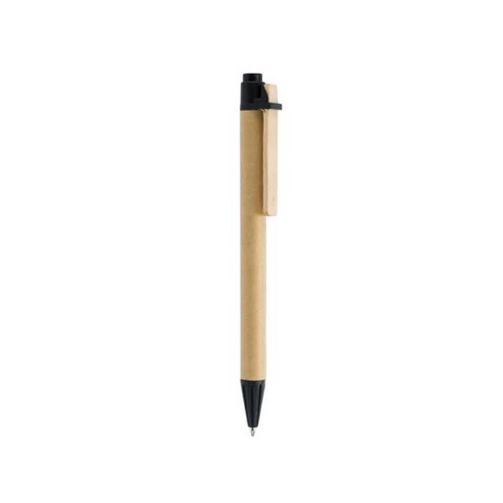 Długopis tekturowy z drewnianym klipsem - IP13127411
