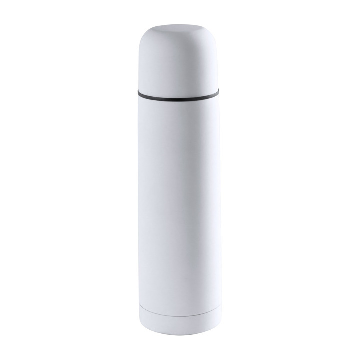 Termos ze stali nierdzewnej z gumowym wykończeniem, 500 ml - AP741861 (ANDA#01)