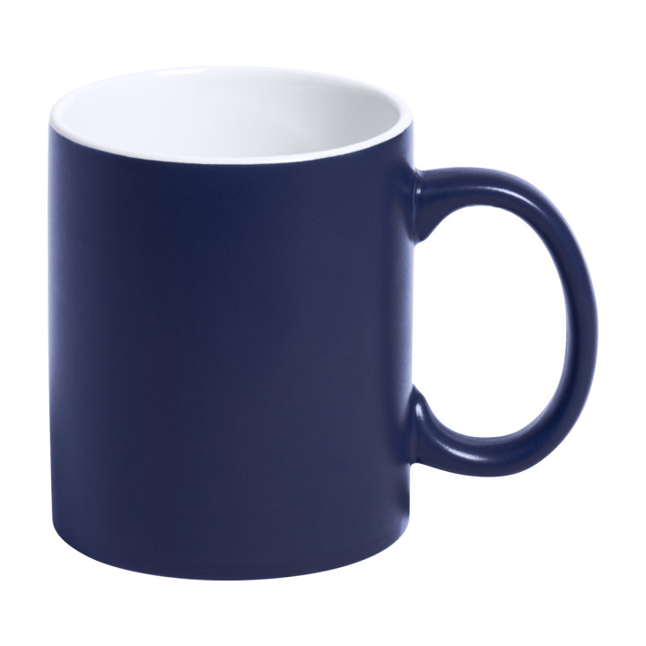 Kolorowy kubek ceramiczny z białym środkiem, 350 ml - AP781261 (ANDA#06)