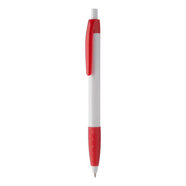 Plastikowy długopis z kolorowym, gumowanym uchwytem - AP809498 (ANDA#05)