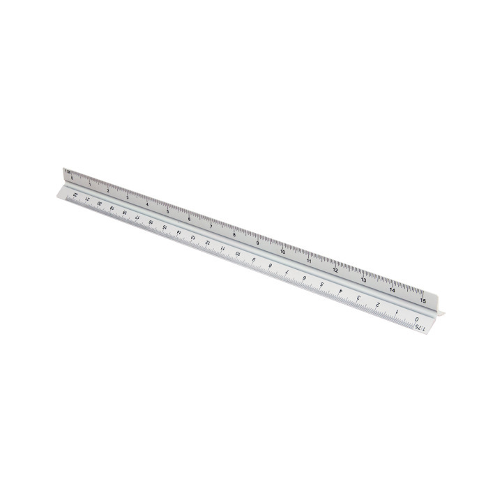Aluminiowa linijka skalimetrowa - AP731319 (gadzety reklamowe)