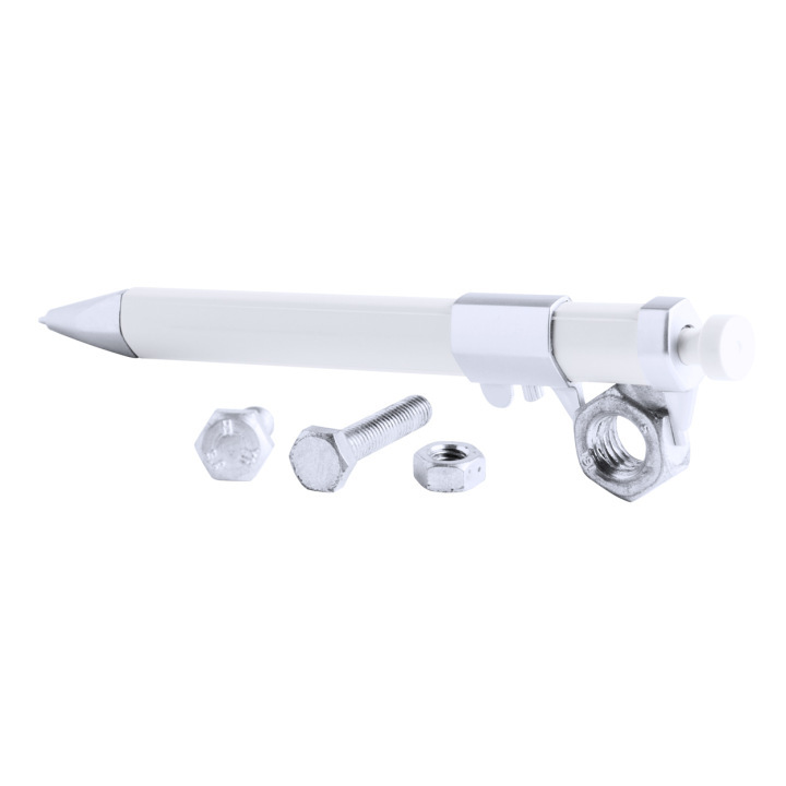 Plastikowy długopis z linijką 10 cm - AP781187 (ANDA#01)