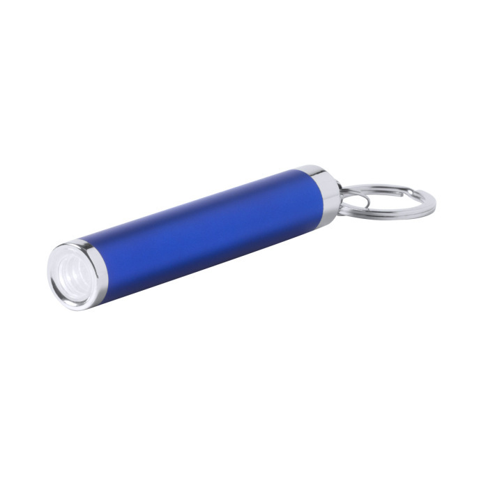 Plastikowa latarka z 1 LED i metalowym brelokiem - AP781933 (ANDA#06)