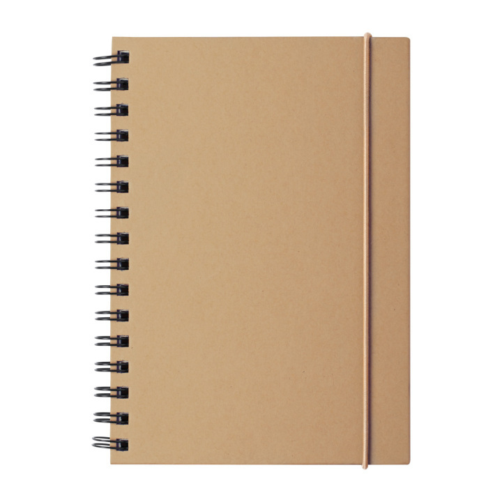 Spiralny notes A5 z kartonu z recyklingu - AP721500 (ANDA#10)