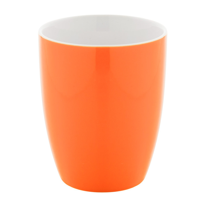 Kubek ceramiczny z białym wnętrzem, 340 ml - AP800537 (ANDA#03)