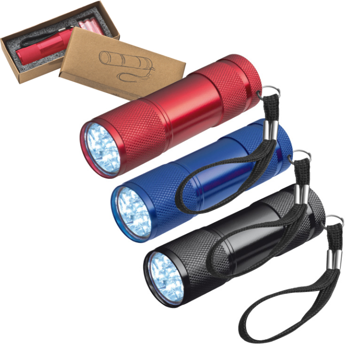 Latarka z 9 diodami LED - 8875703