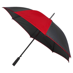 zarny parasol z kontrastującym czerwonym obszyciem - R07934.08