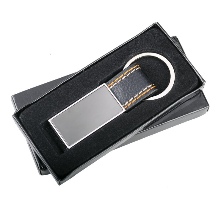 Brelok z metalu i ekoskóry - R73214